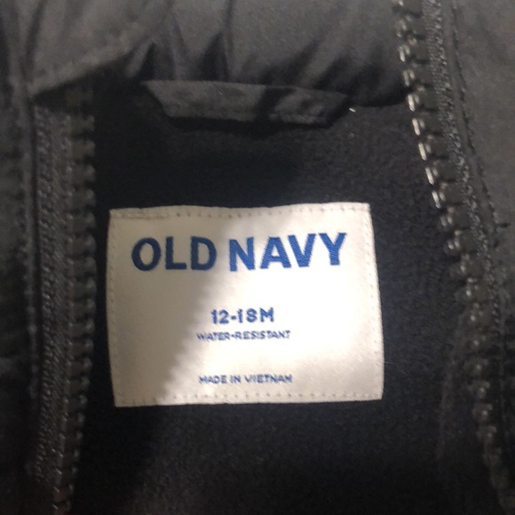 Old Navy Baby Zipper Puffer Vest 12-18 months - Picture 2 of 4